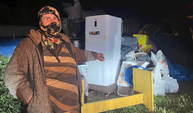 Eskişehir’de 7 çocuklu aile geceyi sokakta geçirdi