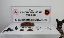 Afyonkarahisar'da jandarmadan uyuşturucu baskını