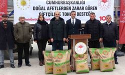 Kütahya'da doğal afetlerden zarar gören 301 çiftçiye destek