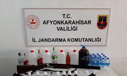 Afyonkarahisar'da litrelerce sahte alkol ve uyuşturucu ele geçirildi