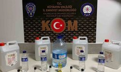 Kütahya'da kaçak alkol operasyonu: 24 litre ele geçirildi