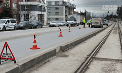 Eskişehir'deki trafik denetimlerinde 102 sürücüye ceza