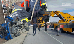 Eskişehir'de tanker faciası: Sürücü olay yerinde hayatını kaybetti