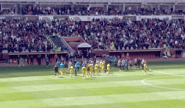 Eskişehirspor ile Polatlı arasındaki maçta olay