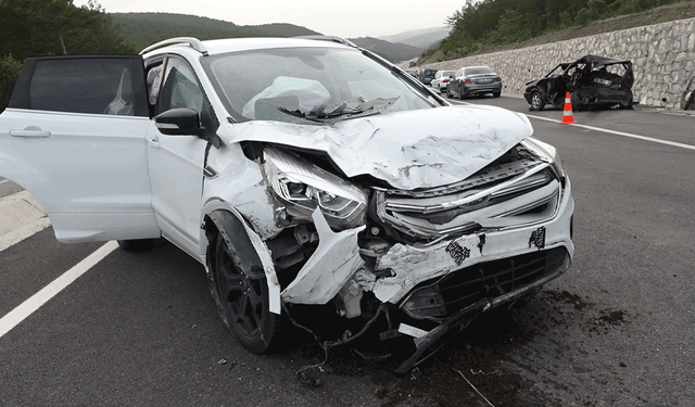 Kütahya’da trafik kazası: Bir ölü bir yaralı