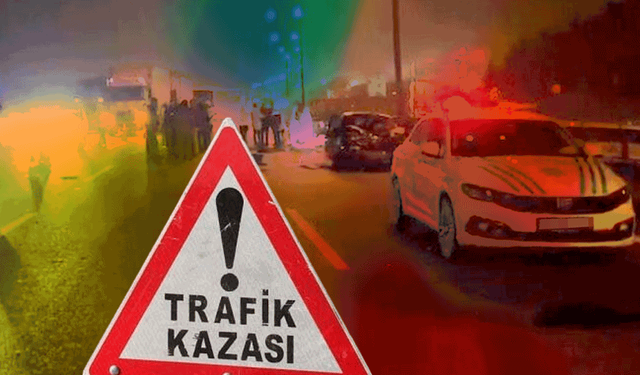 Afyonkarahisar'da trafik kazası: Araçtaki iki yolcu yaralandı