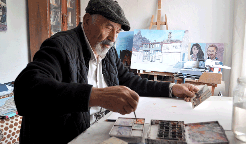 Eskişehir’de emekli öğretmenin büyüleyen sanatı
