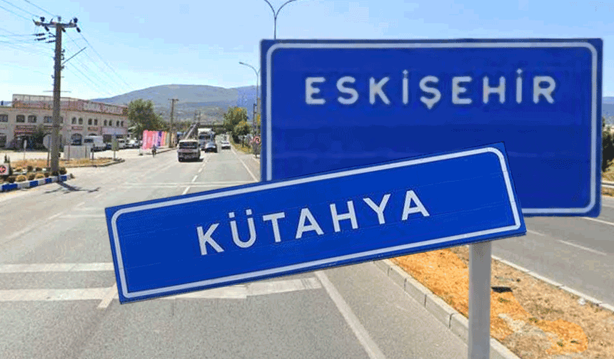 Kütahya'nın Eskişehir ve Afyonkarahisar çıkışına yol projesi