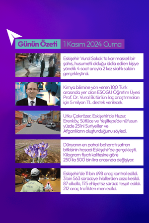 Günün Özeti | 1 Kasım 2024 Cuma